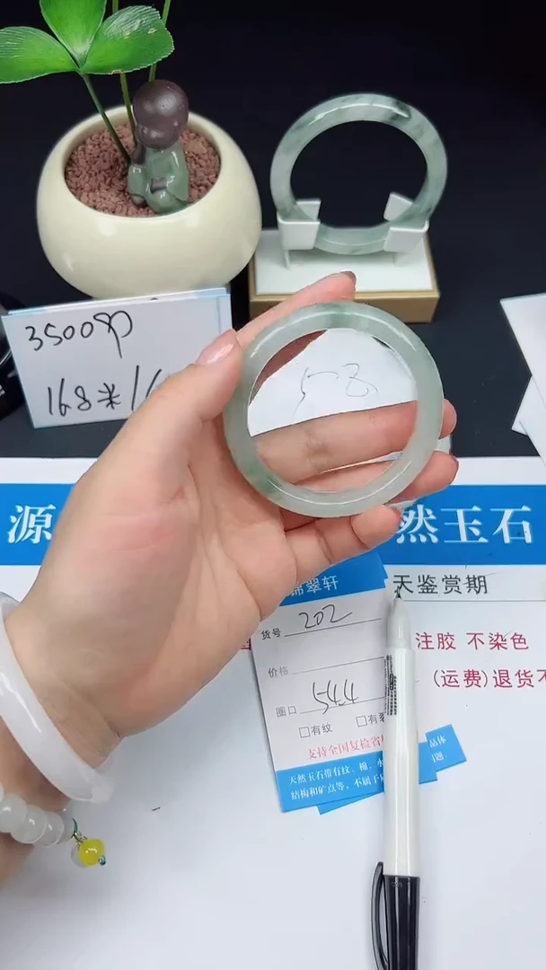 未镶嵌手镯石英质玉202-54/55