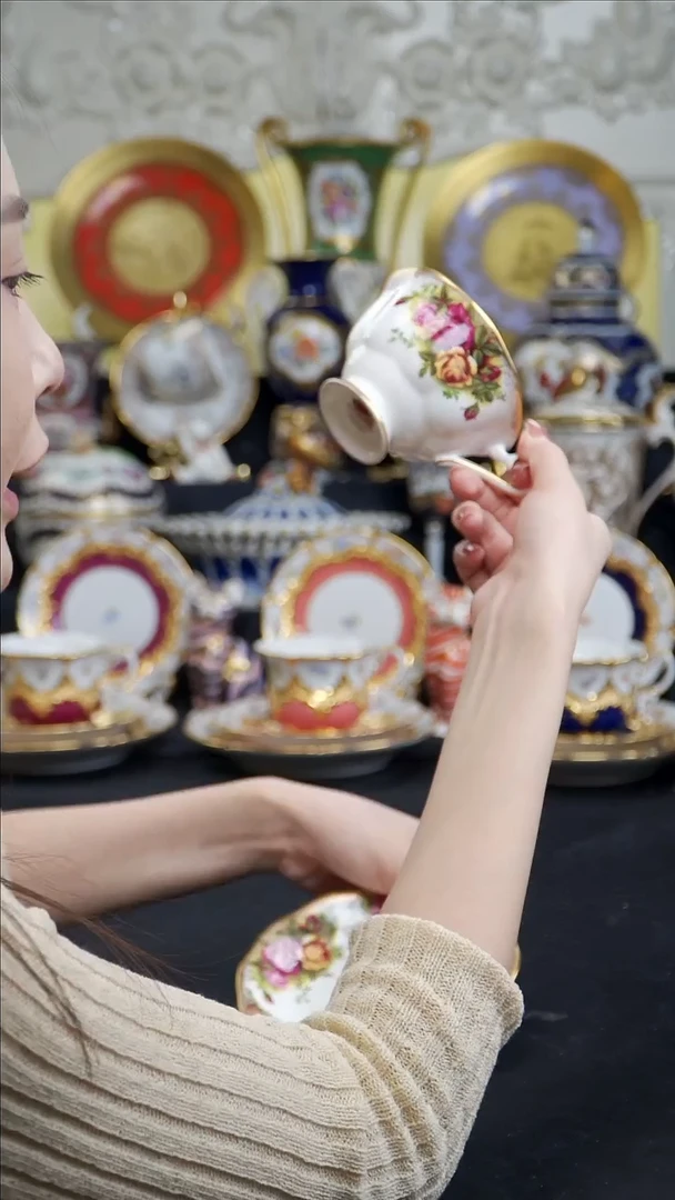骨瓷婷婷中古器物如图所示34