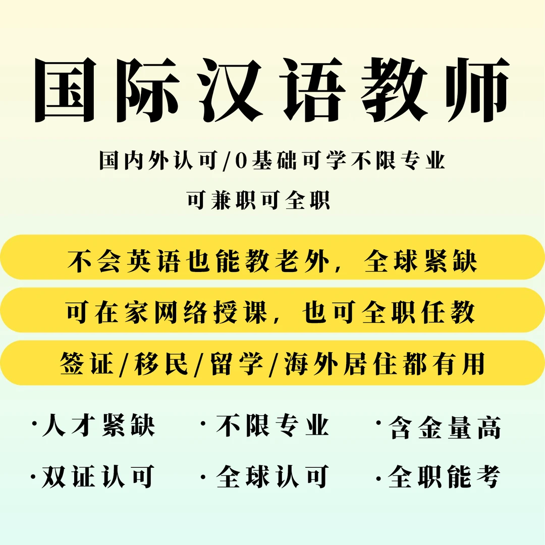 国际中文教师课程