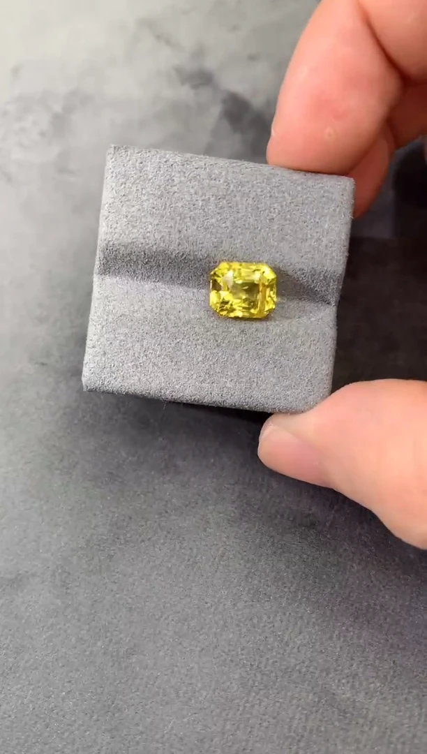 裸石彩色蓝宝石无烧3.73CT 雷迪恩切工