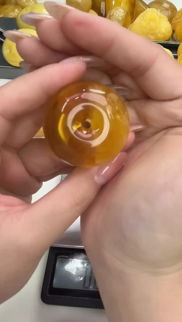 裸石琥珀未镶嵌琥珀蜜蜡吊坠