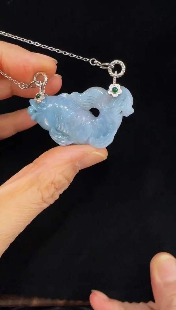 颈饰未镶嵌翡翠国风