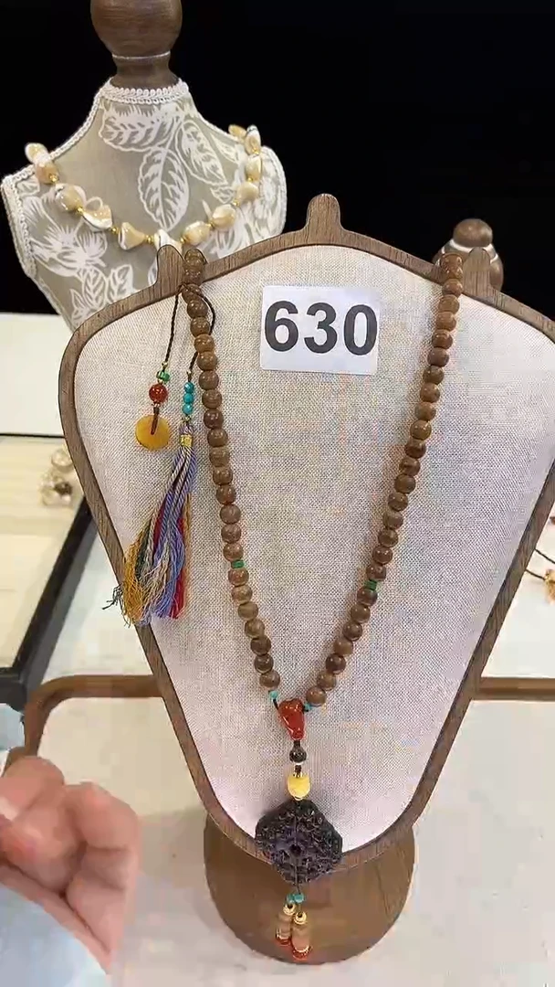 项链钛钢淡水珍珠630