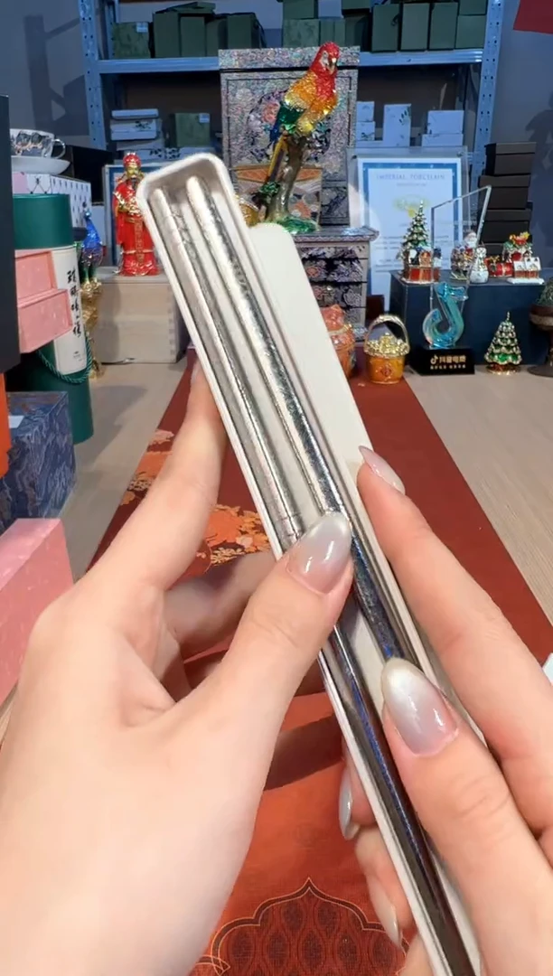 【闪购商品】杯148 钛筷子（银）