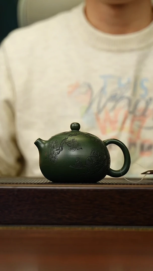 茶壶紫砂宜兴原矿 手工 紫砂壶容量300CC