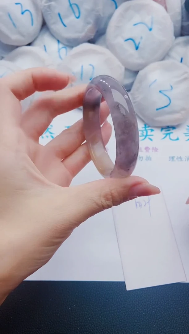 未镶嵌手镯石英质玉H29-55-56