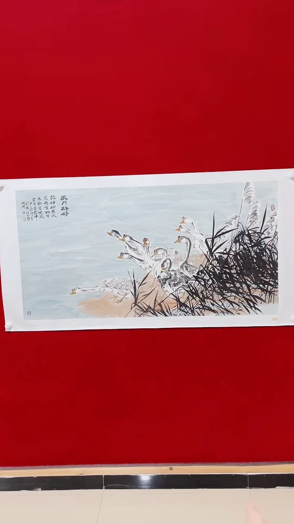 国画国画Y-张明河花鸟8平尺