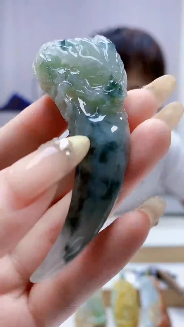 未镶嵌定制翡翠4868DD-毛货挂件101