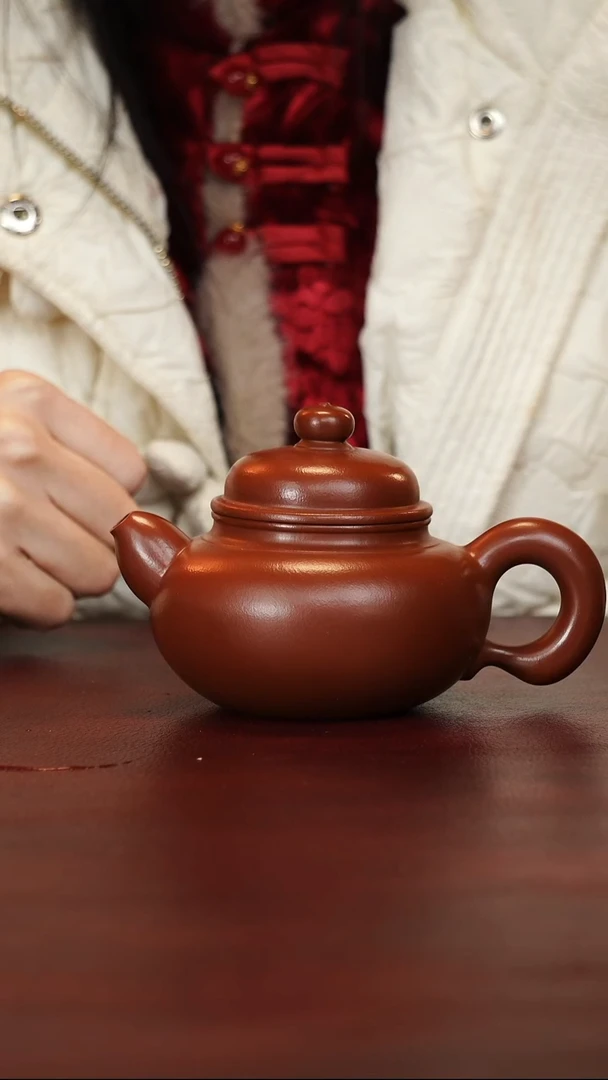 茶壶紫砂何华林--手工--容天