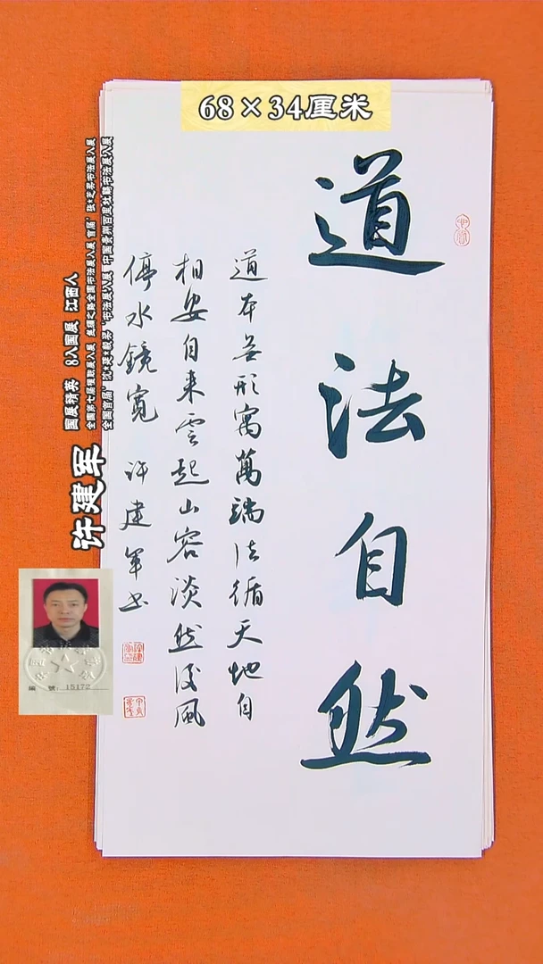 书法13R许建军书法作品