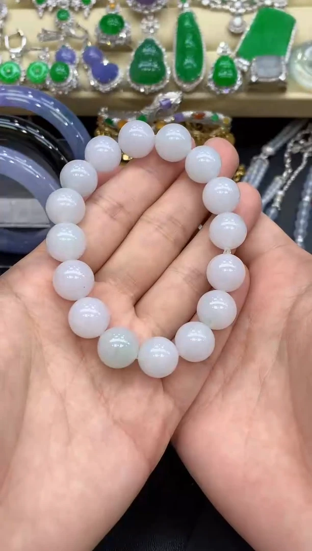 未镶嵌手串翡翠156-中国好珍宝