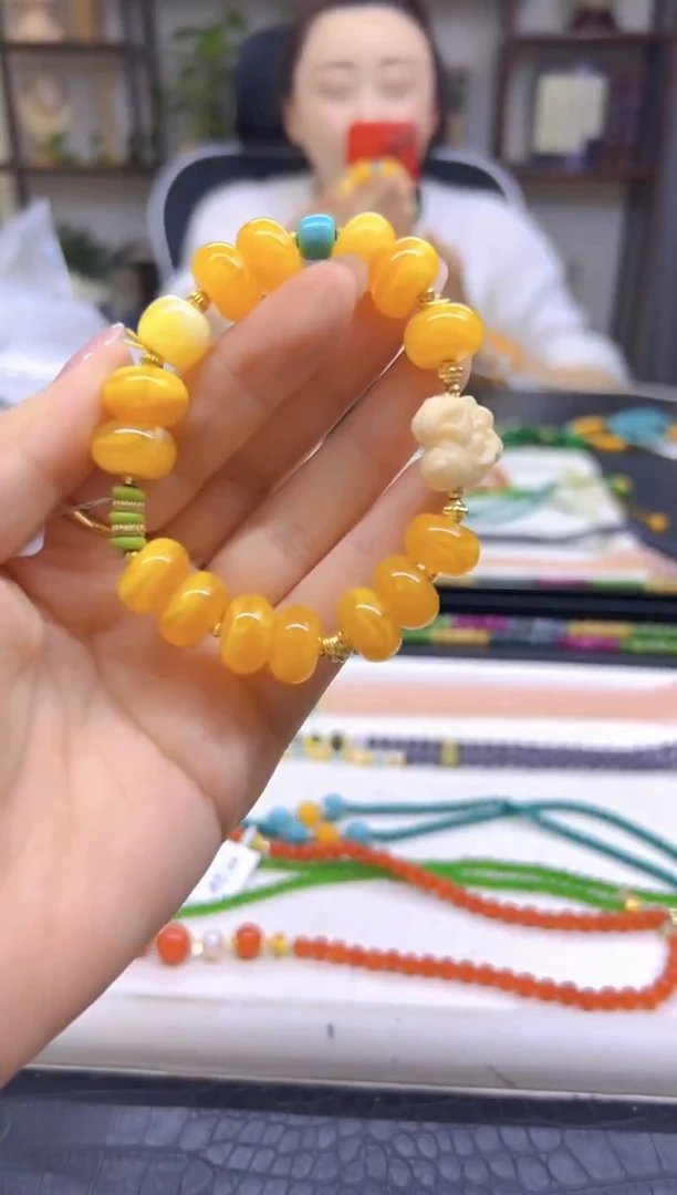 手链蜜蜡未镶嵌DIY款S659