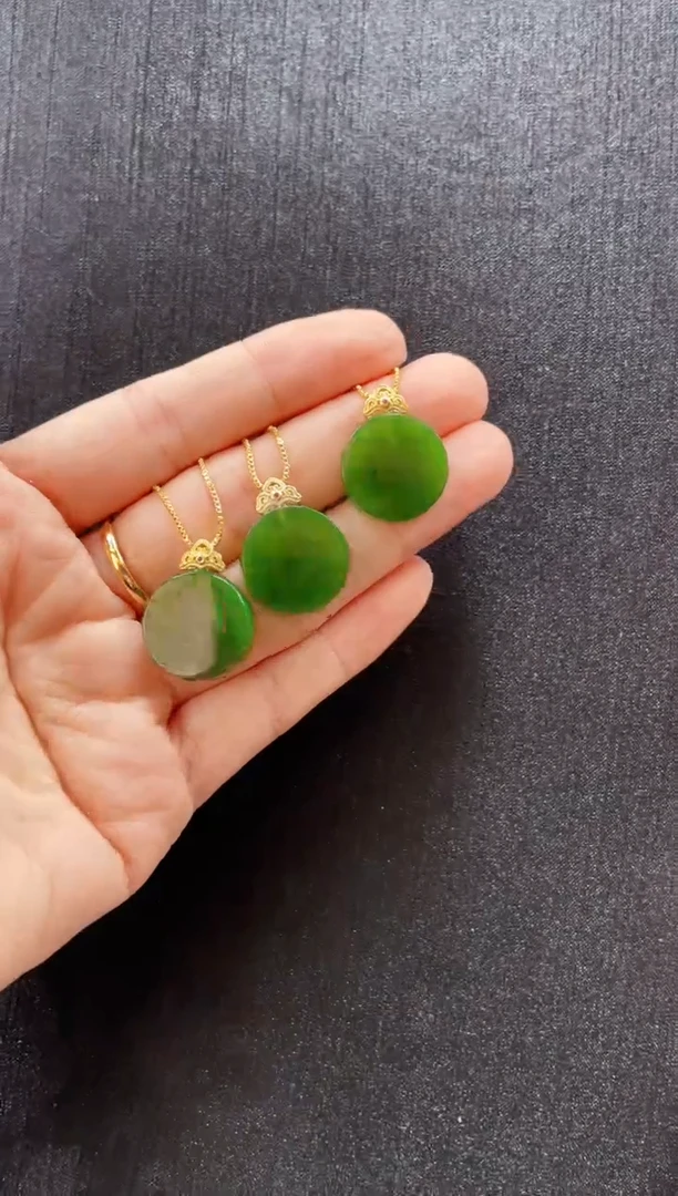 和田玉银S925镶嵌吊坠(赠链)【618】多样性发一