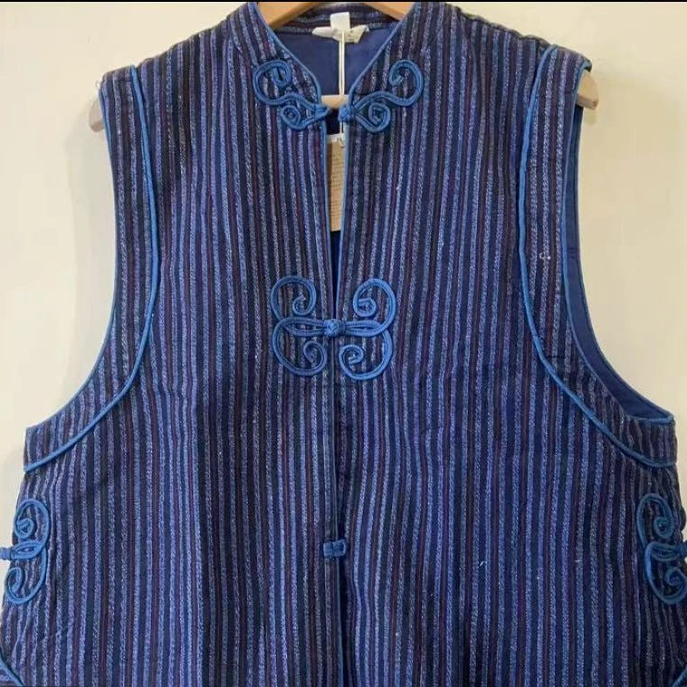 桑在云间 蝶恋花盘扣马甲