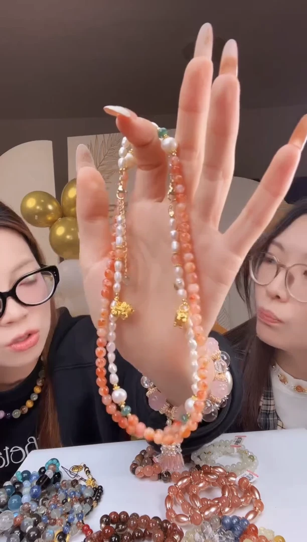 合金手链玛瑙/玉髓南红双圈