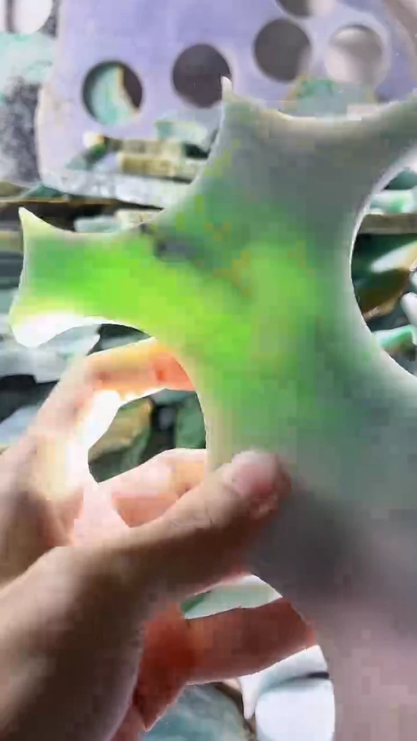 翡翠裸石缅甸翡翠A货文7230