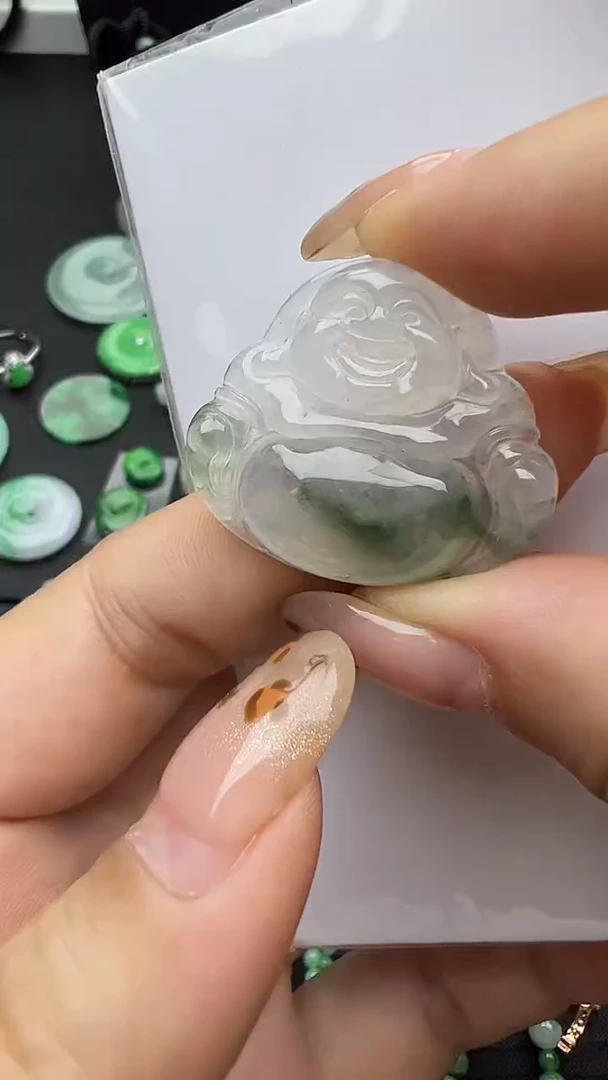 颈饰未镶嵌翡翠佛公