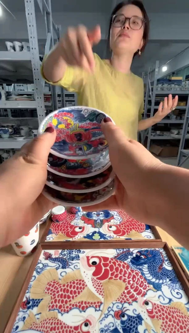 瓷拙明院（福利价格）高足点心盘4只