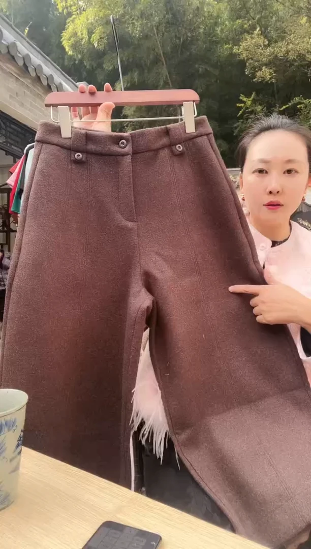 孤03孤03孤03孤03孤03咖色呢料裤子
