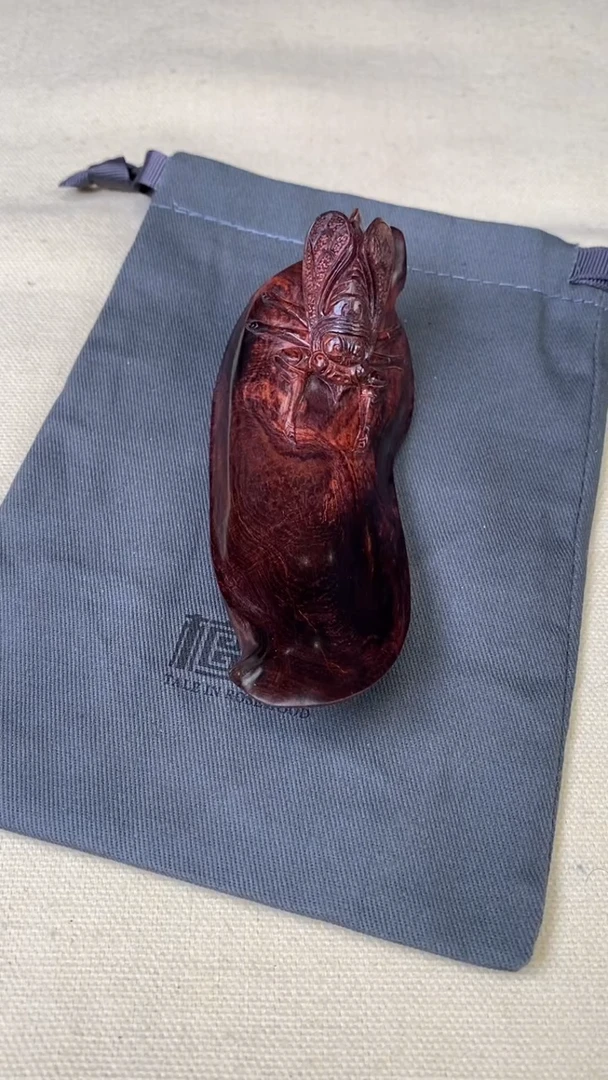 黄花梨/降香黄檀把件黄花梨 金蟾