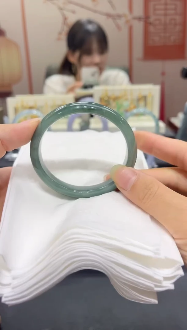 未镶嵌手镯翡翠00006653