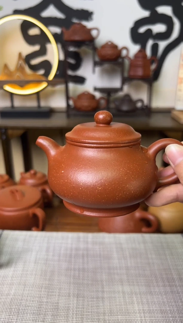 【闪购商品】段泥茶壶红降坡潘壶180CC
