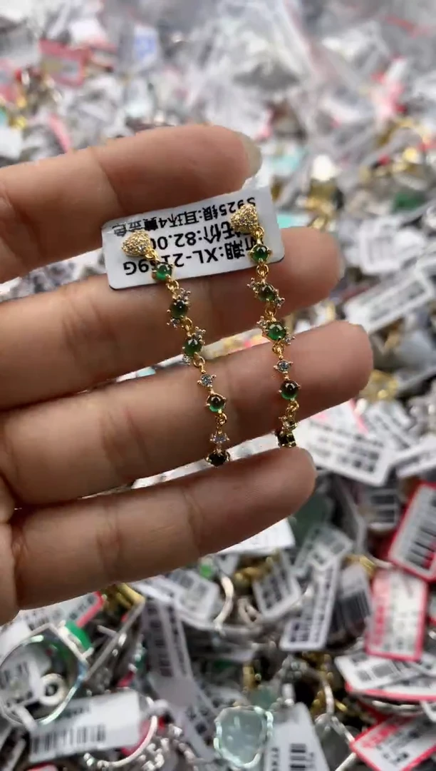 银S925镶嵌戒指翡翠222----4