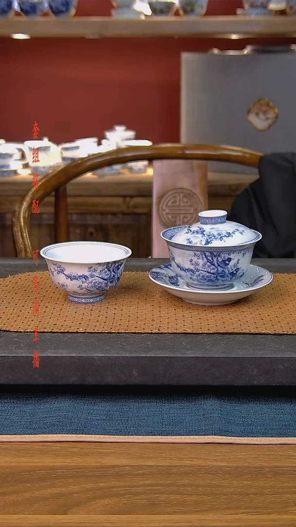 简装家用款件套 白瓷陶瓷茶具