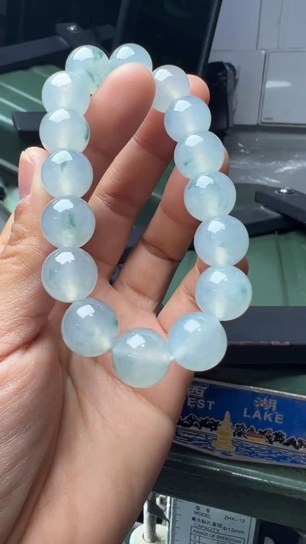 未镶嵌手串翡翠缅甸翡翠A货卡12.5左右