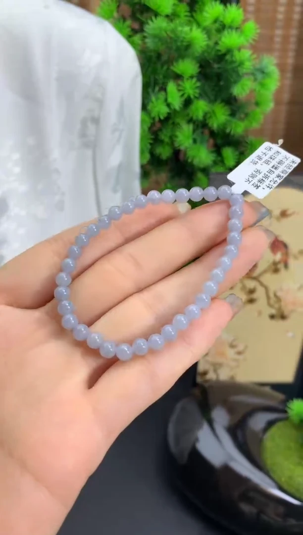 【闪购商品】翡翠手链未镶嵌卡5mm