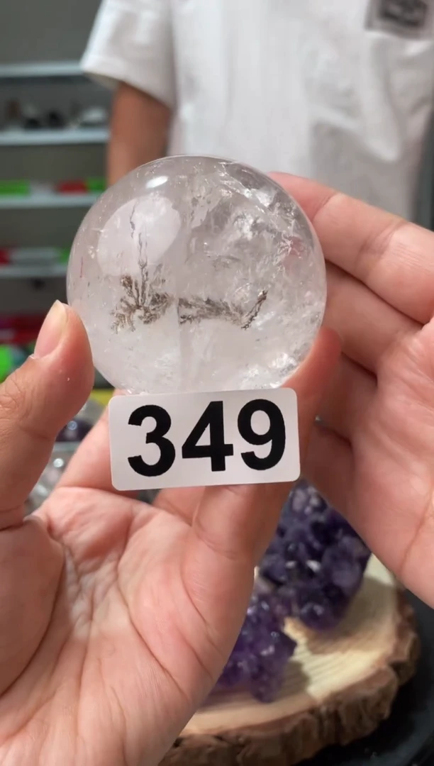 未镶嵌水晶大型摆件（非配饰）白水晶球349