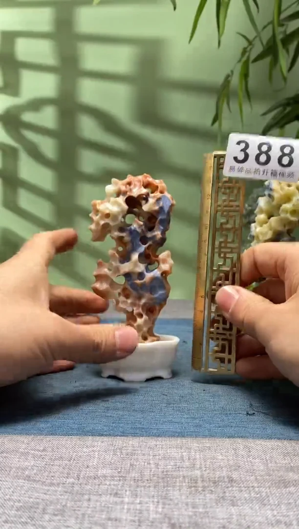 【闪购商品】树脂制品底座 石头是浙江青田石388号