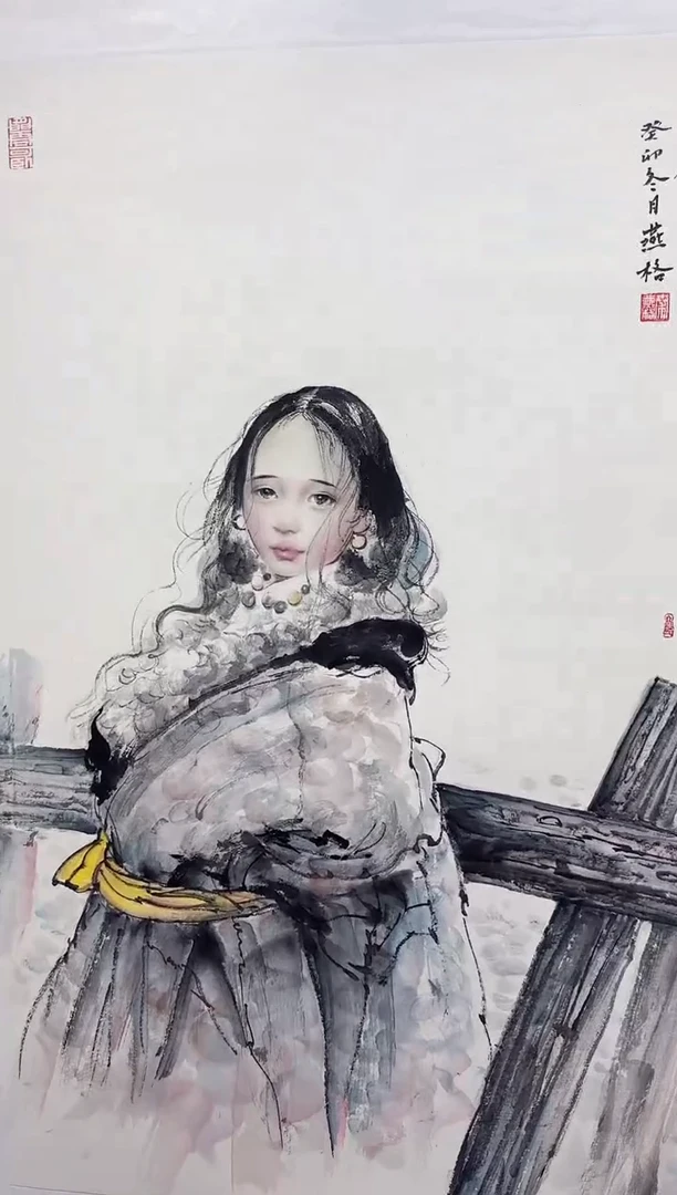 国画秦燕格国画手绘作品Y29