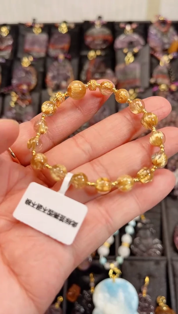 颈饰18K金镶嵌水晶【百晶灵儿】定制款