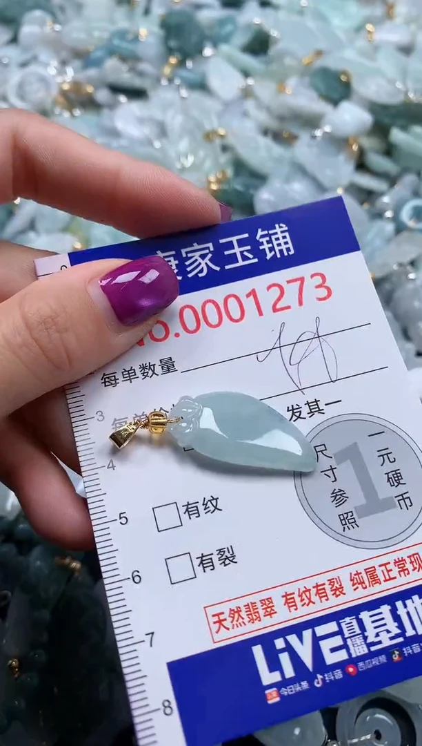 颈饰未镶嵌翡翠1273
