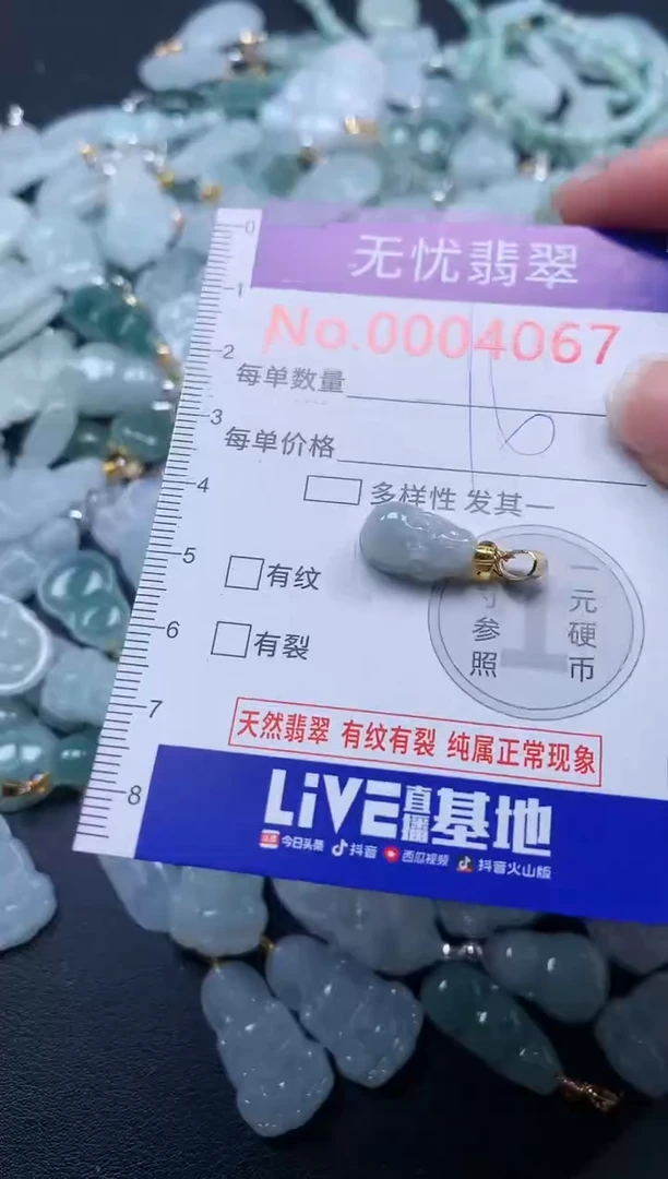 颈饰未镶嵌翡翠4067