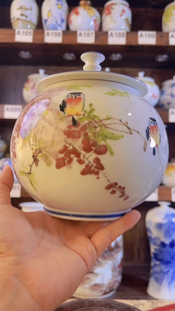 迎君陶瓷纯手工手绘26