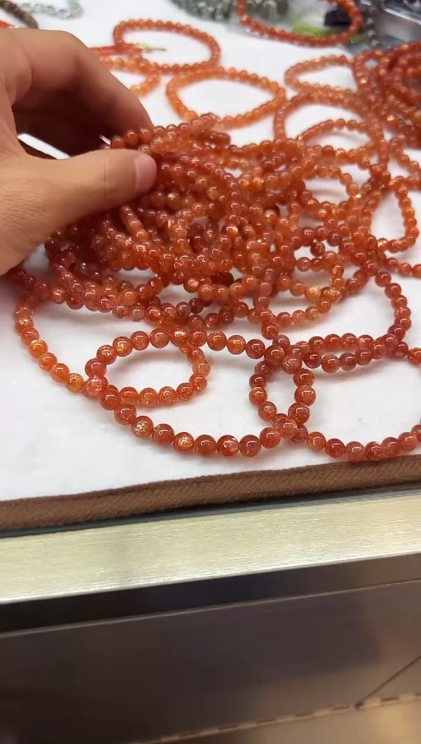 银S925镶嵌手链日光石14059多样性发其一