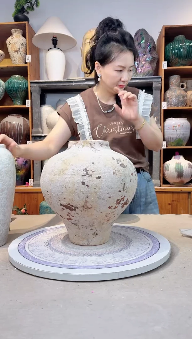 瓶孤品 手工 精品陶瓷花瓶  a662