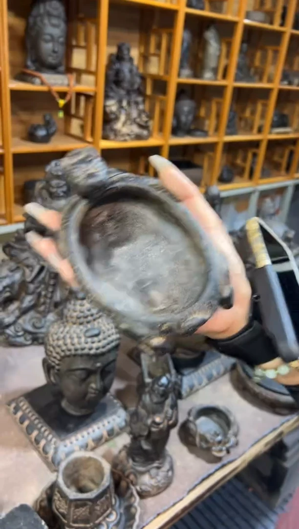 陶土【火山泥】小龙龟盆