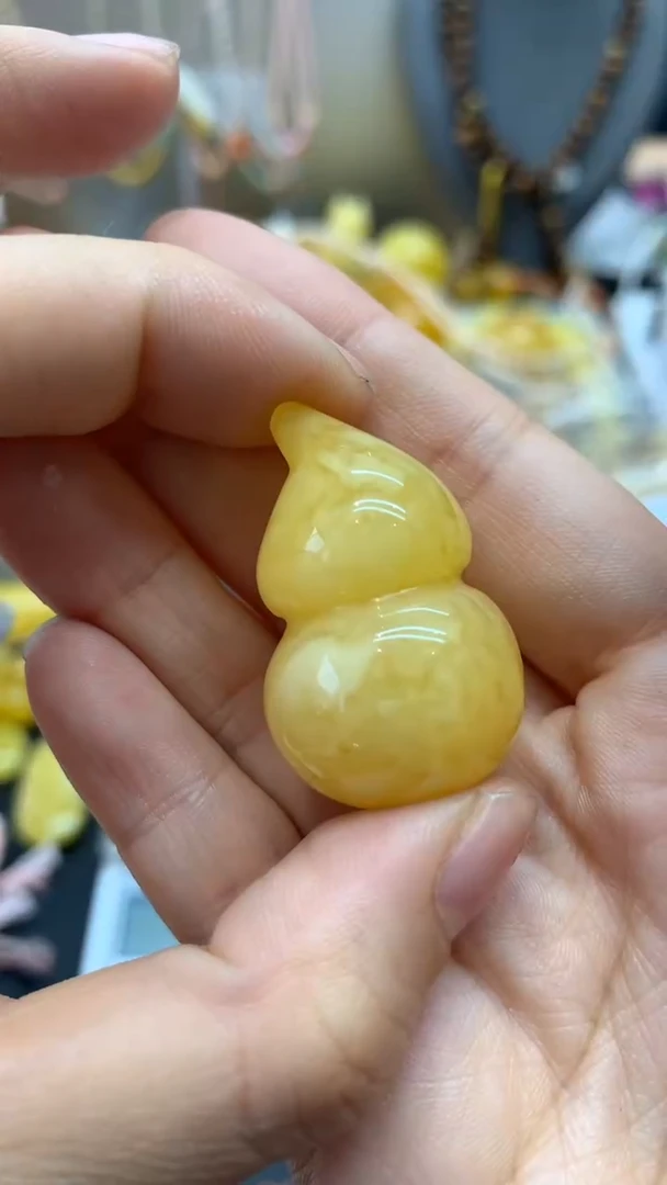 【闪购商品】未镶嵌琥珀珠宝奇石882