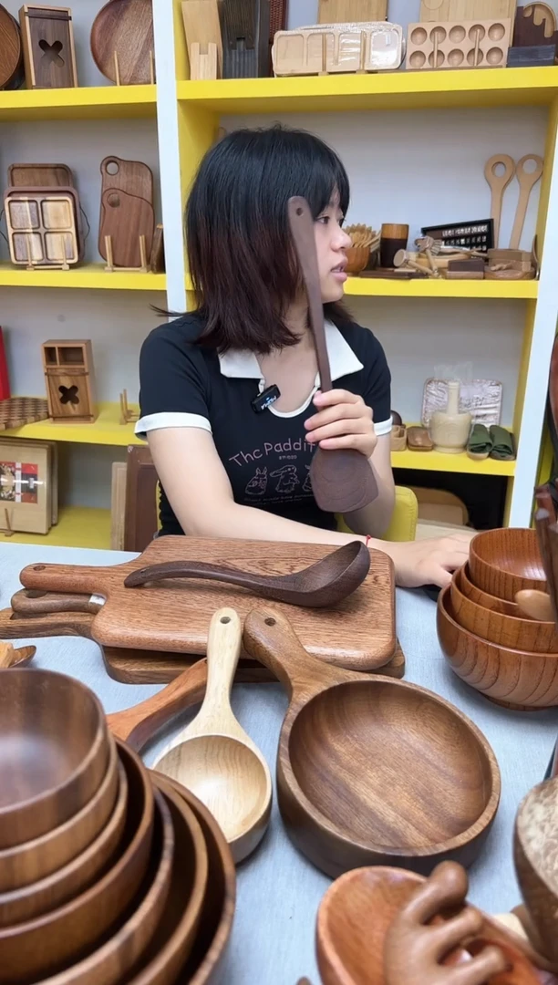 鸡翅木锅铲39*9