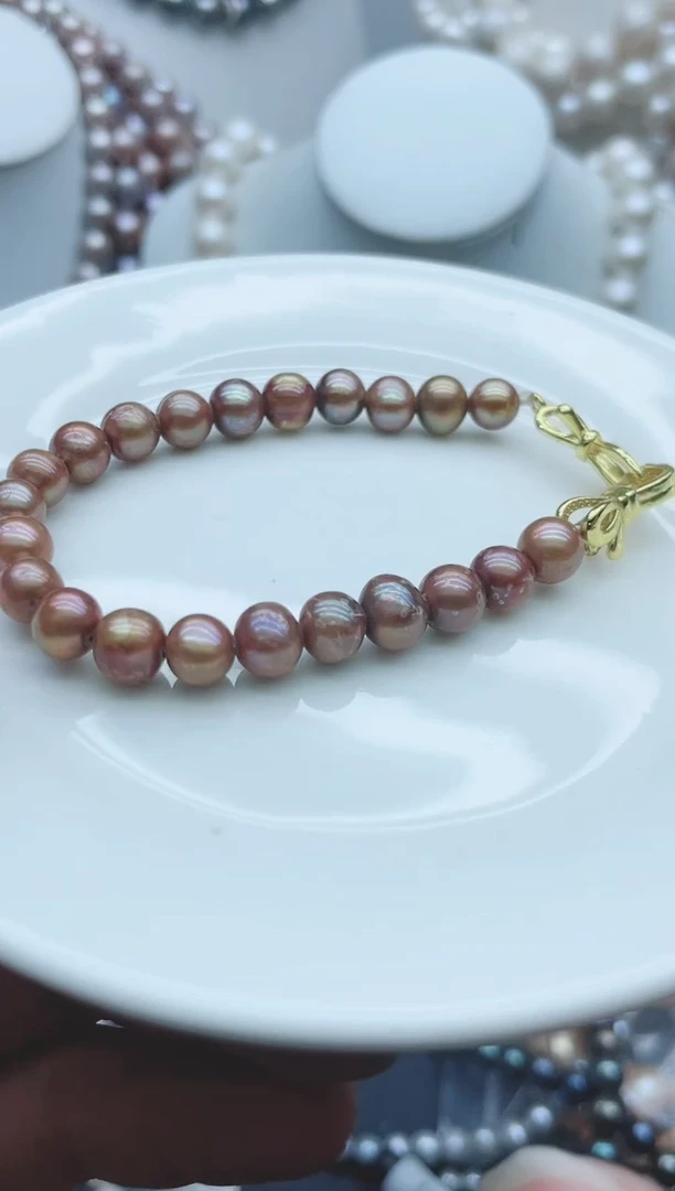 【闪购商品】淡水珍珠颈饰钛钢1