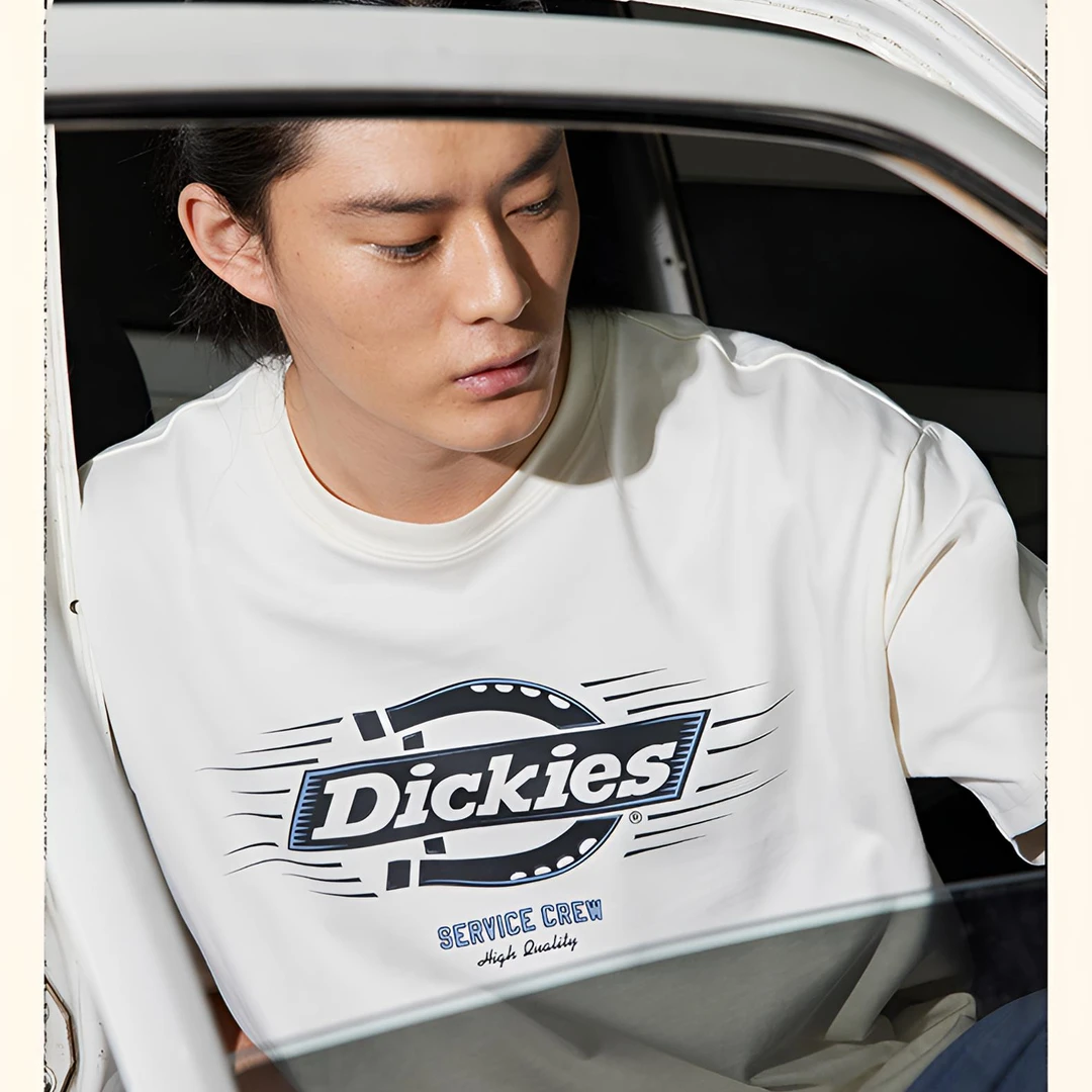 Dickies25夏季新品商场重磅大LOGO吸湿排汗透气短袖情侣DK0A88DQ