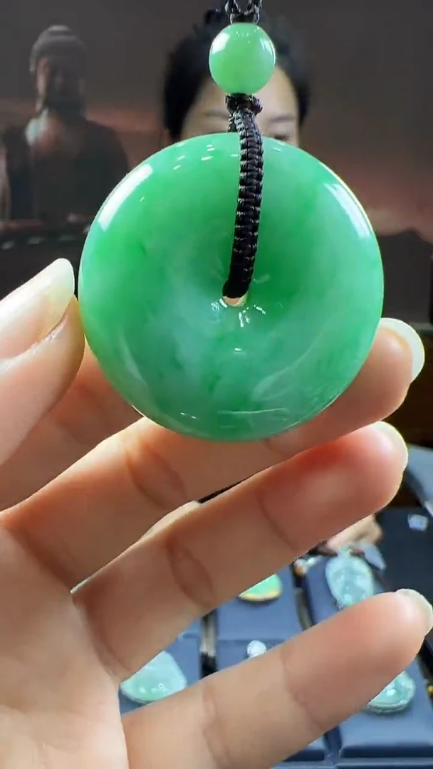 未镶嵌挂件翡翠平安扣