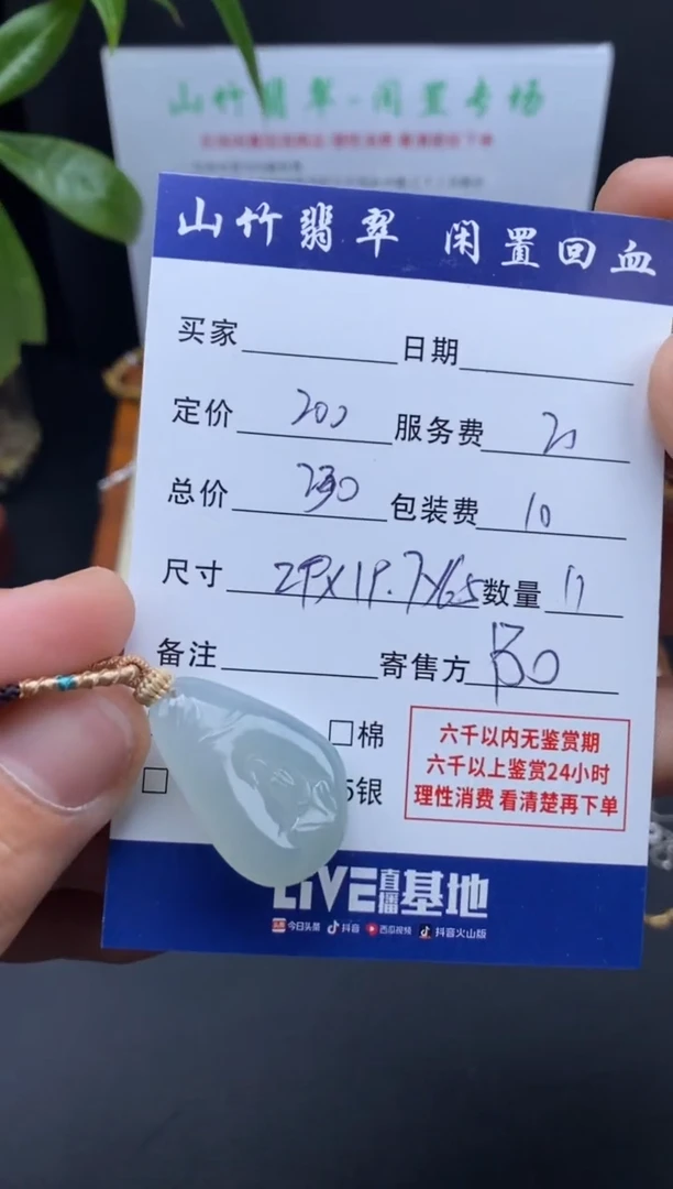 颈饰未镶嵌翡翠3000974