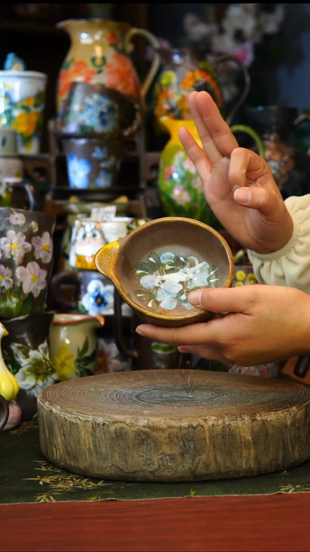 陶瓷76景德镇手工手绘釉下彩