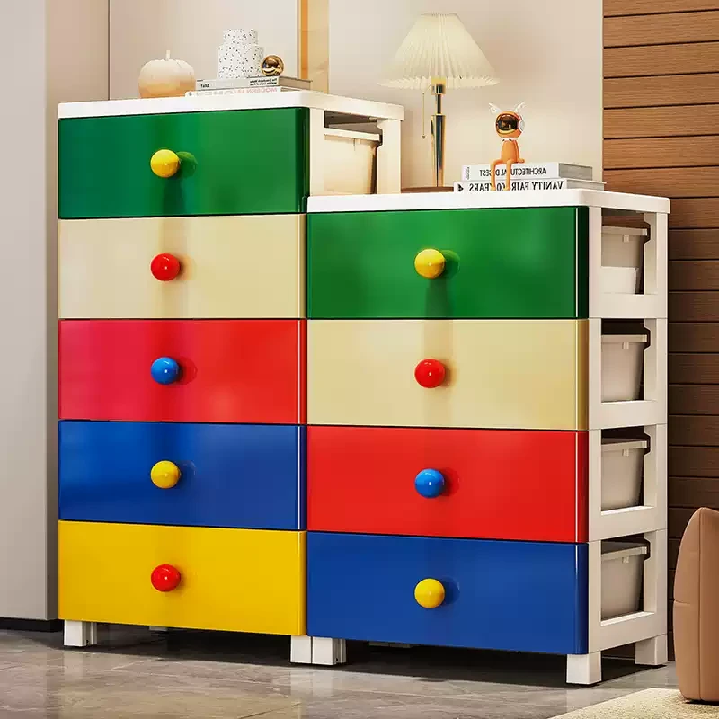 【35面宽】多巴胺卧室床头收纳柜家用高颜值杂物零食整理储存收纳柜