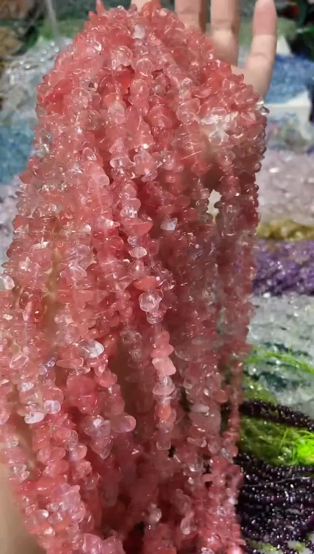 水晶珠宝半成品未镶嵌西瓜晶