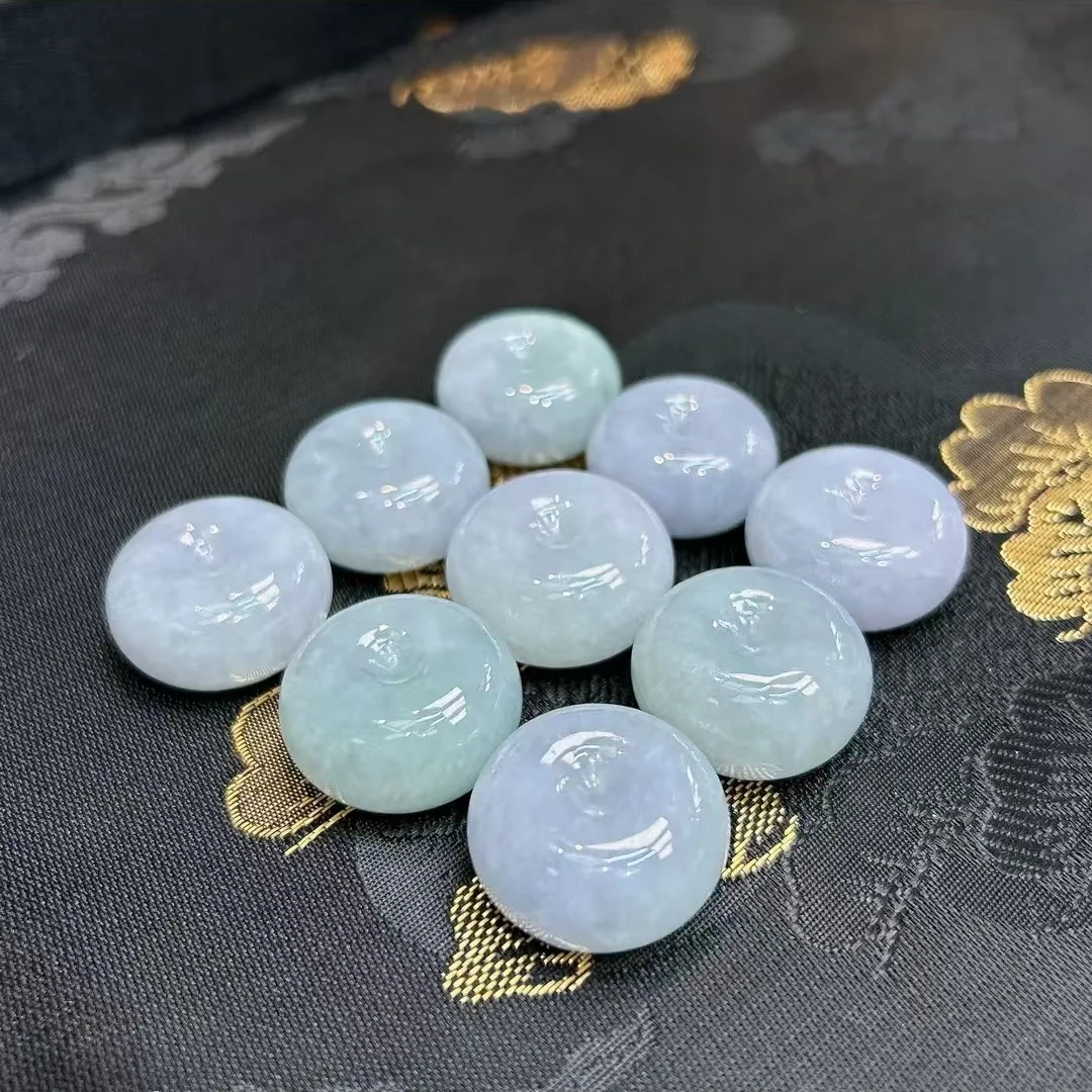 天然A货翡翠平安扣 缅料（多样性发货）